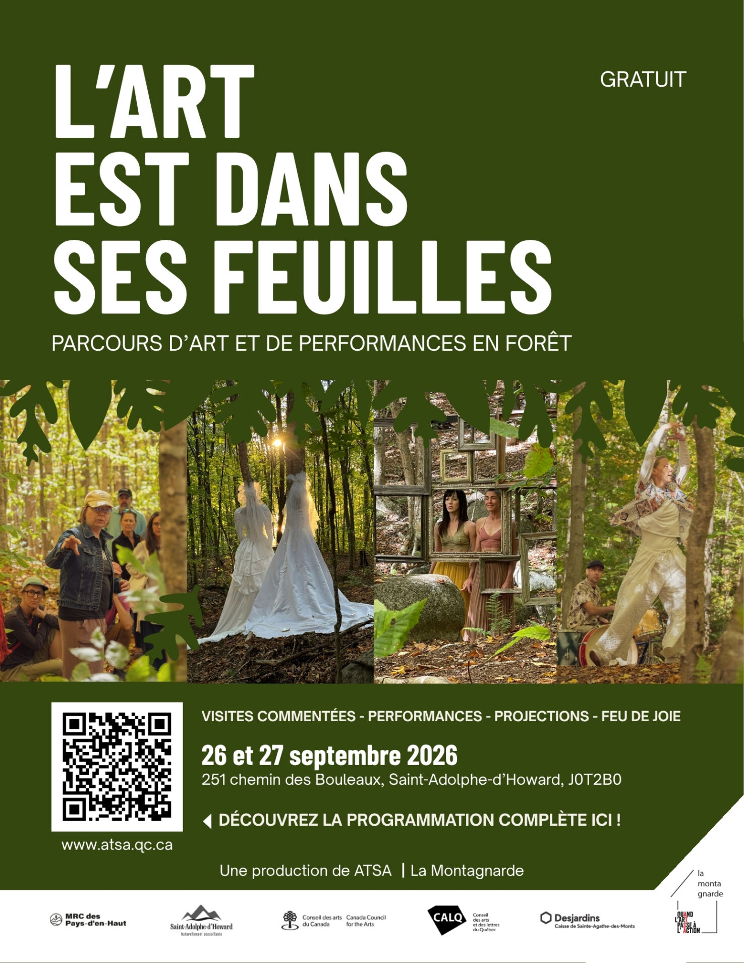 L'art est dans ses feuilles 2026