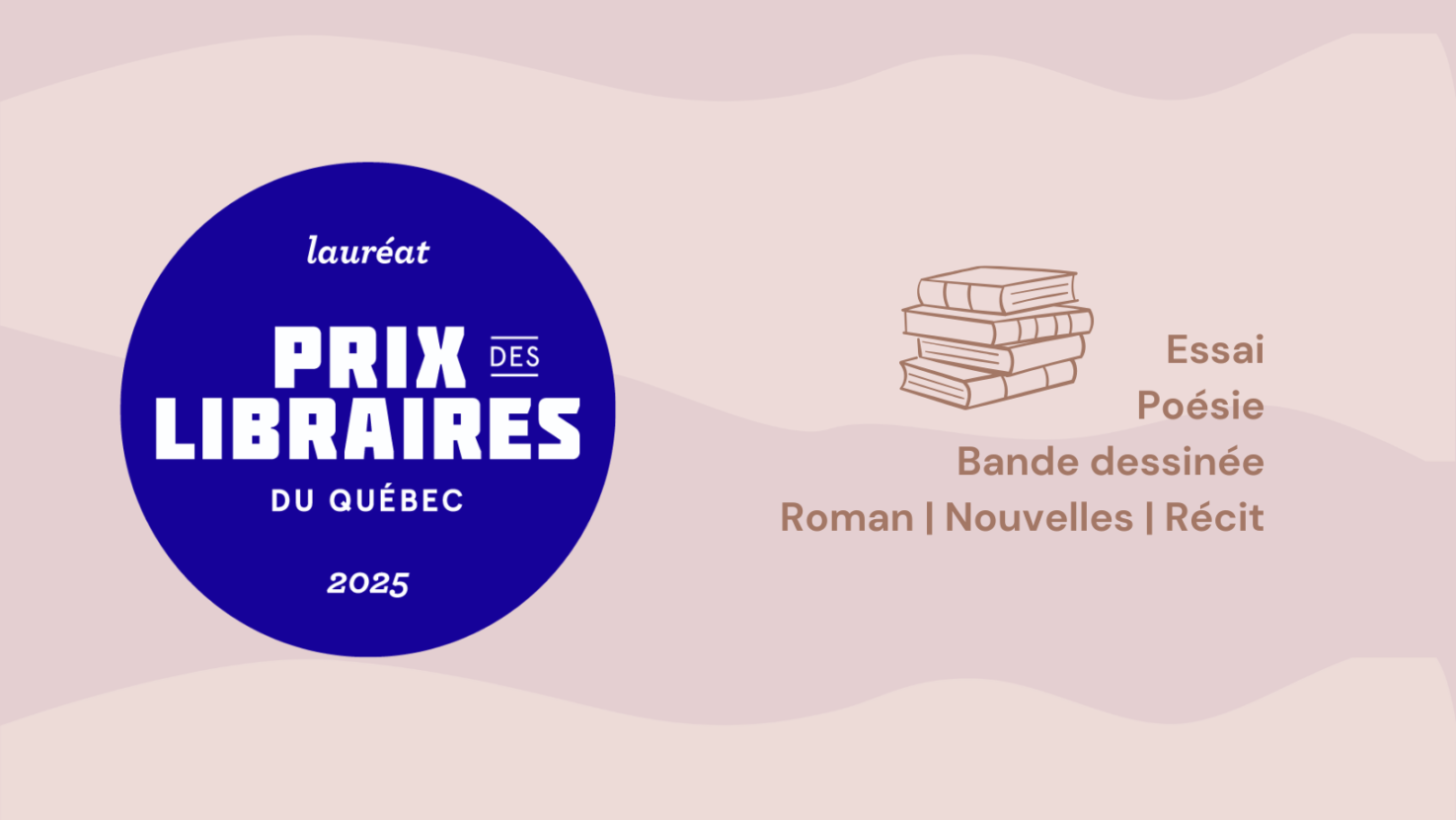Prix des libraires du Québec/Volet adulte 2025