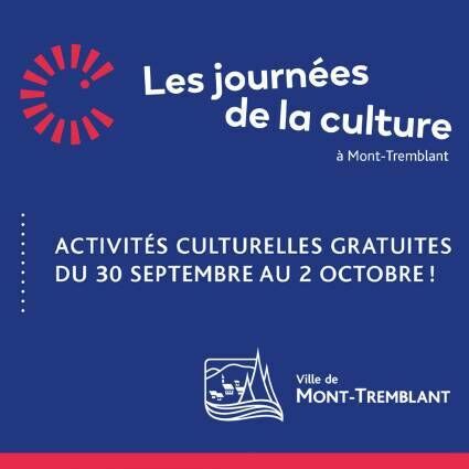 Ville de Mont-Tremblant/Journées de la culture 2022