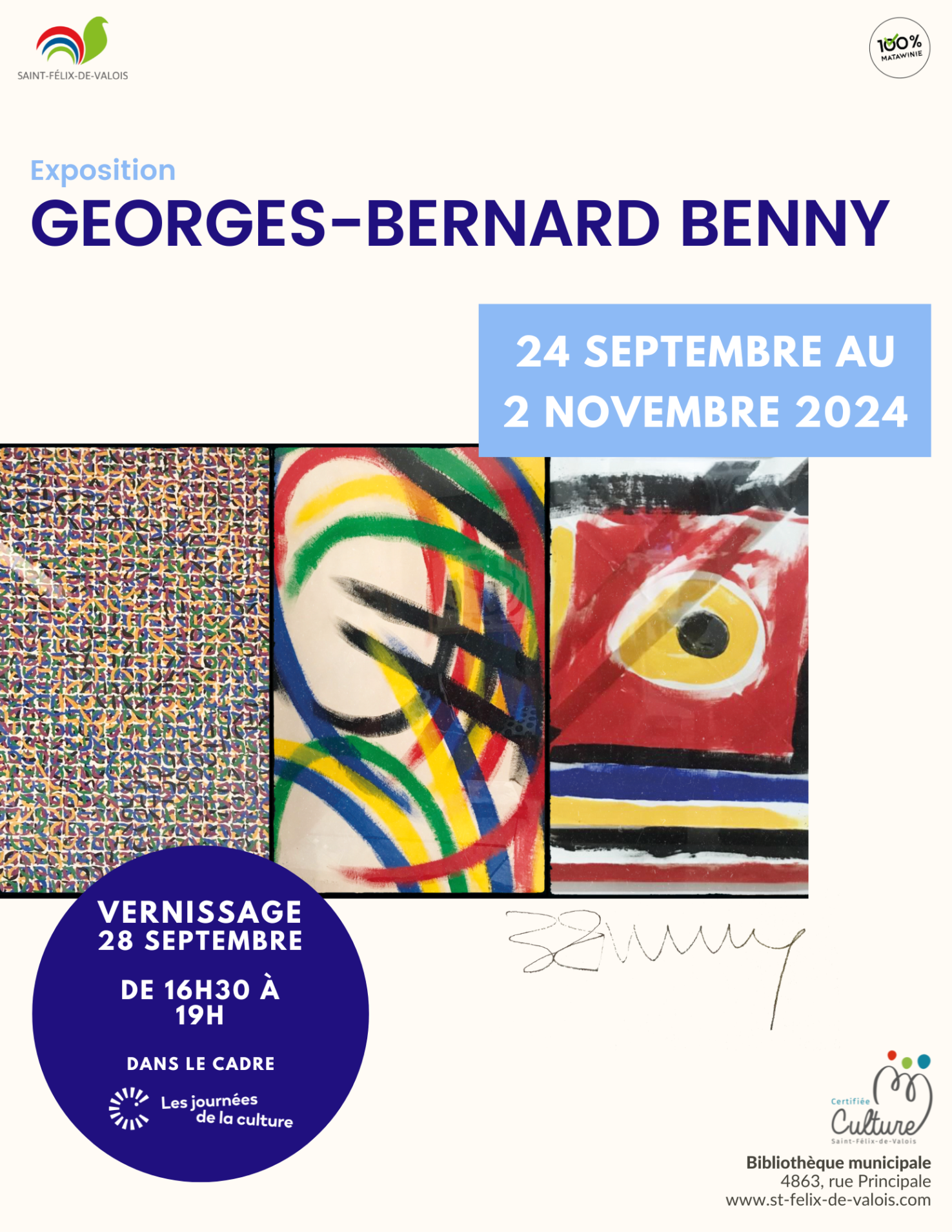 Exposition Georges-Bernard Benny