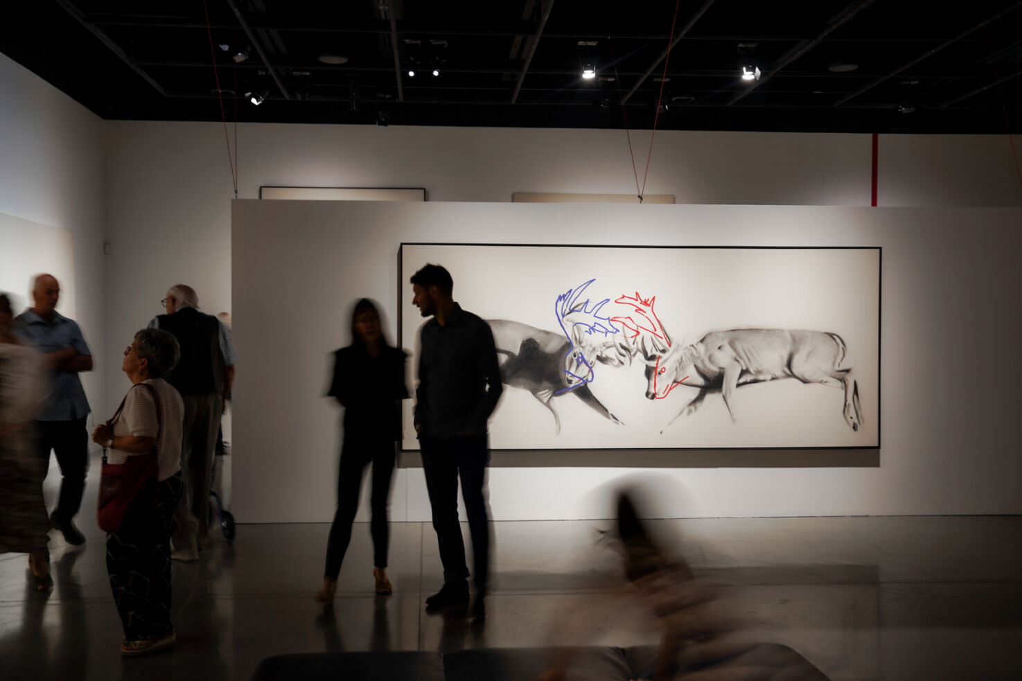 Exposition Sur le fil rouge/Crédit Joelle Simard-Lapointe