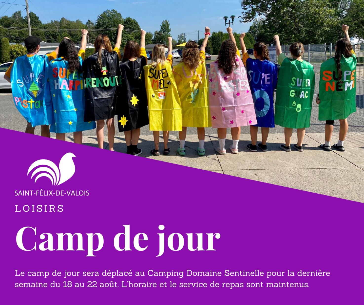 Saint-Félix-de-Valois/Camp de jour 2025