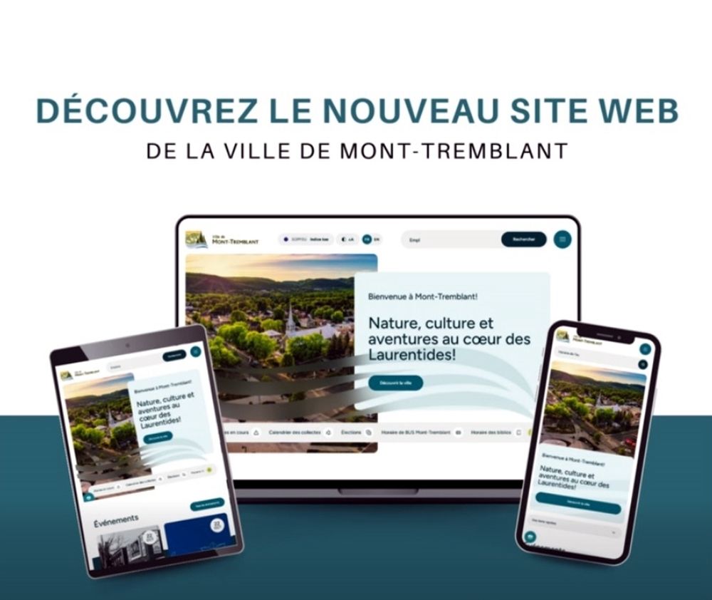 Ville de Mont-Tremblant/Nouveau site web