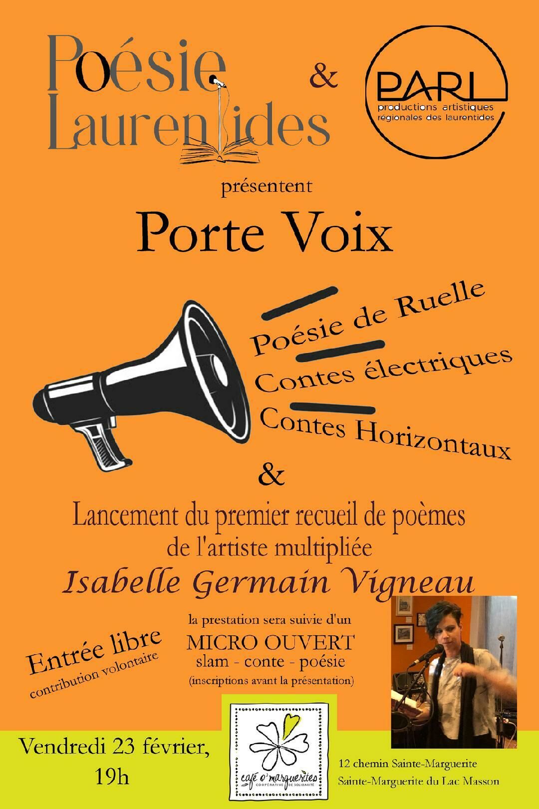 Poésie Laurentides/Isabelle Germain Vigneau