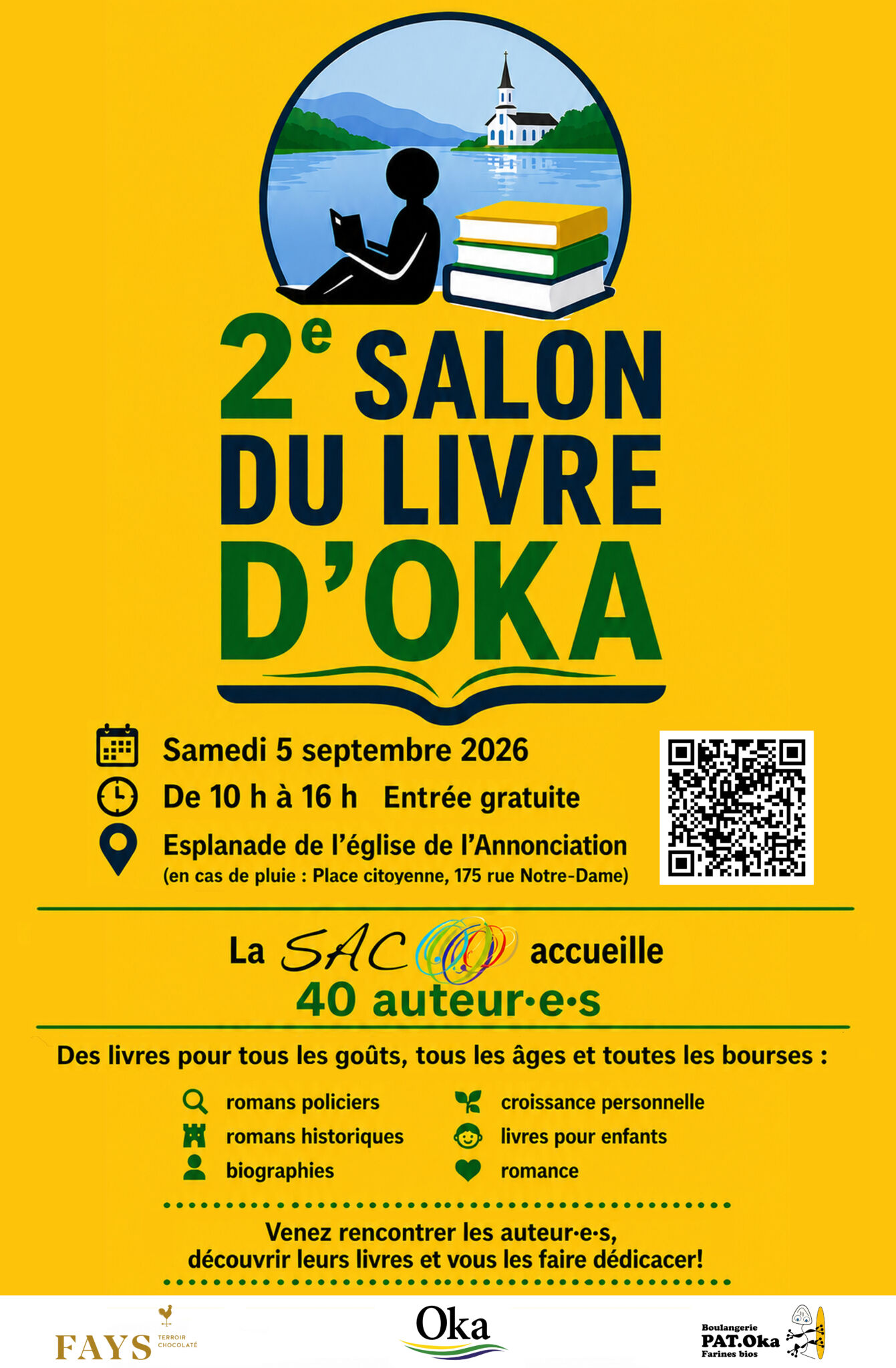 Salon du livre d'Oka 2026