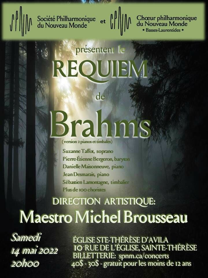 Le Requiem de Brahms/CPNM BL
