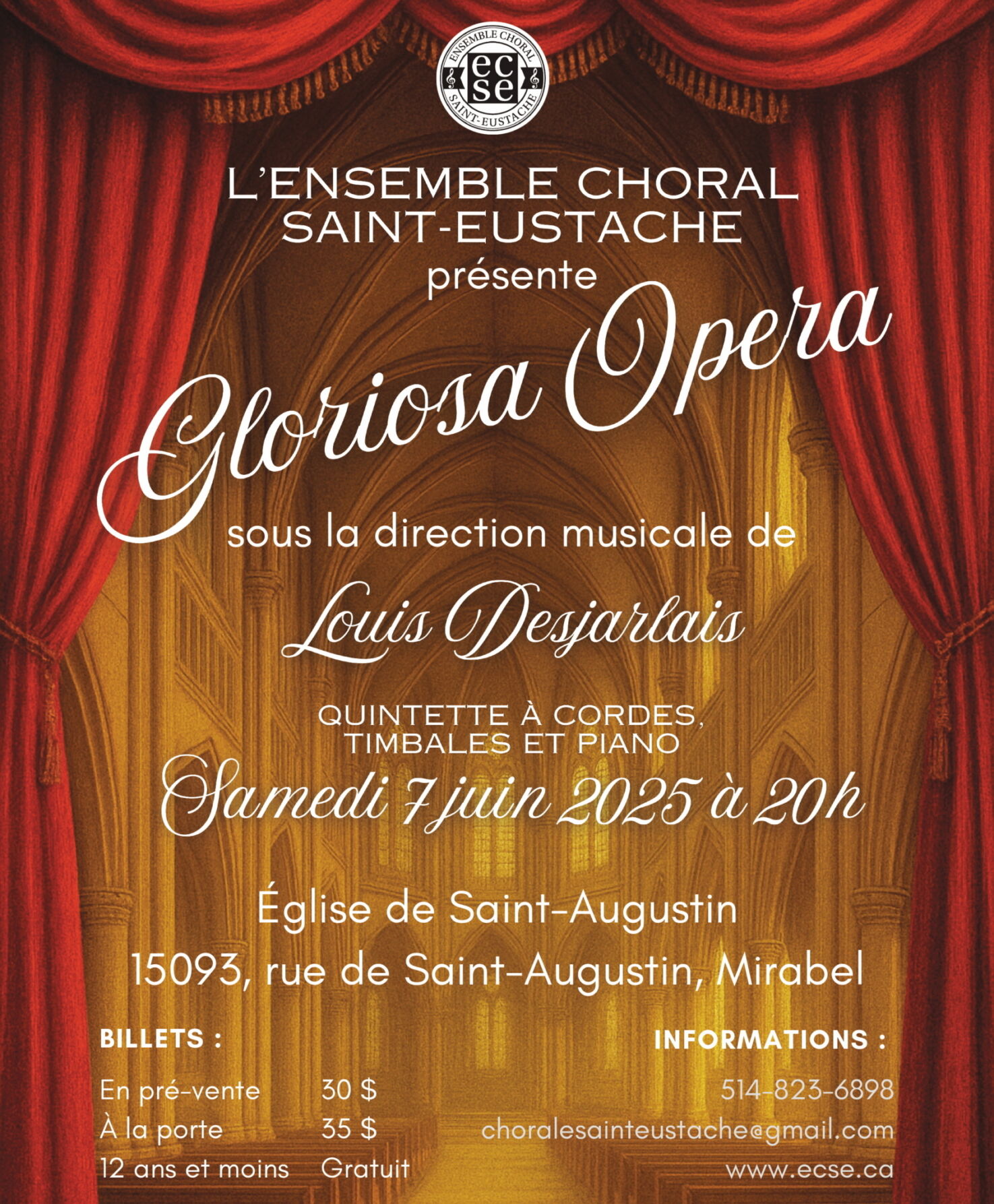L'ensemble Choral Saint-Eustache/Gloriosa Opera