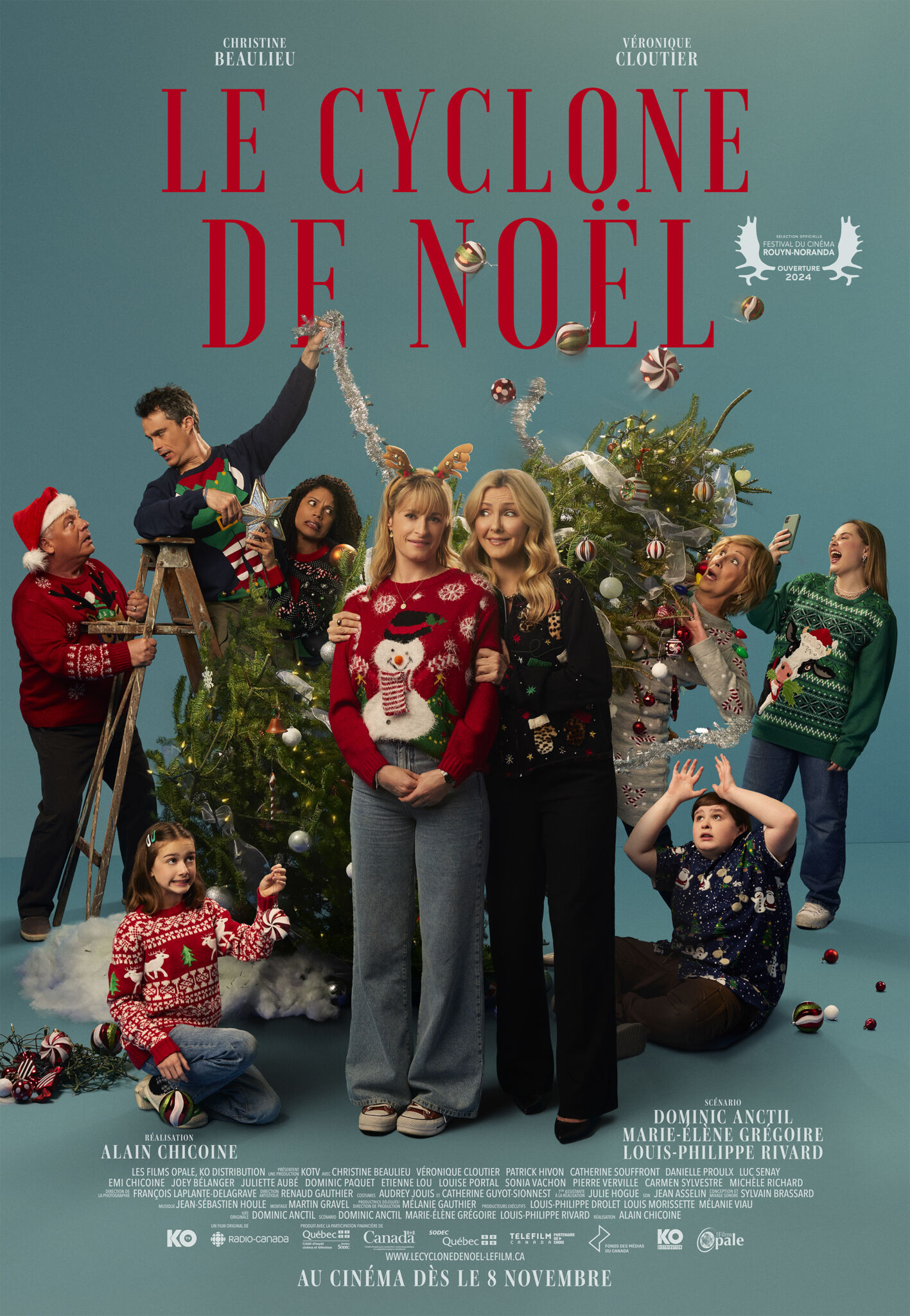 Le Cyclone de Noël/L'affiche