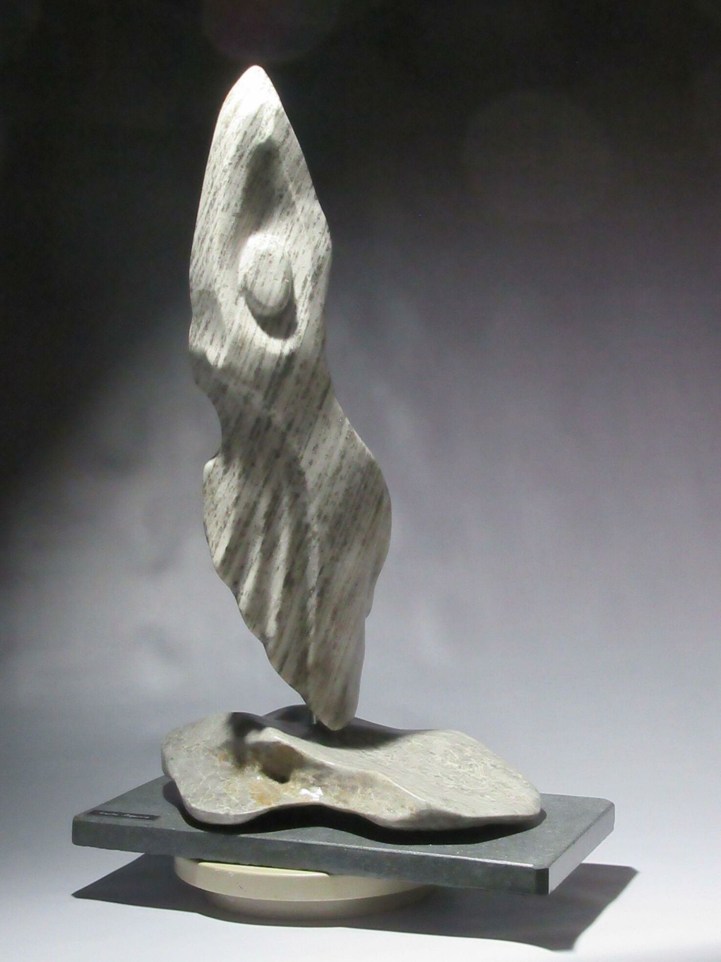 Frisson musical Albâtre granit aluminium acier galvanisé 13,5 X 7 X 21po