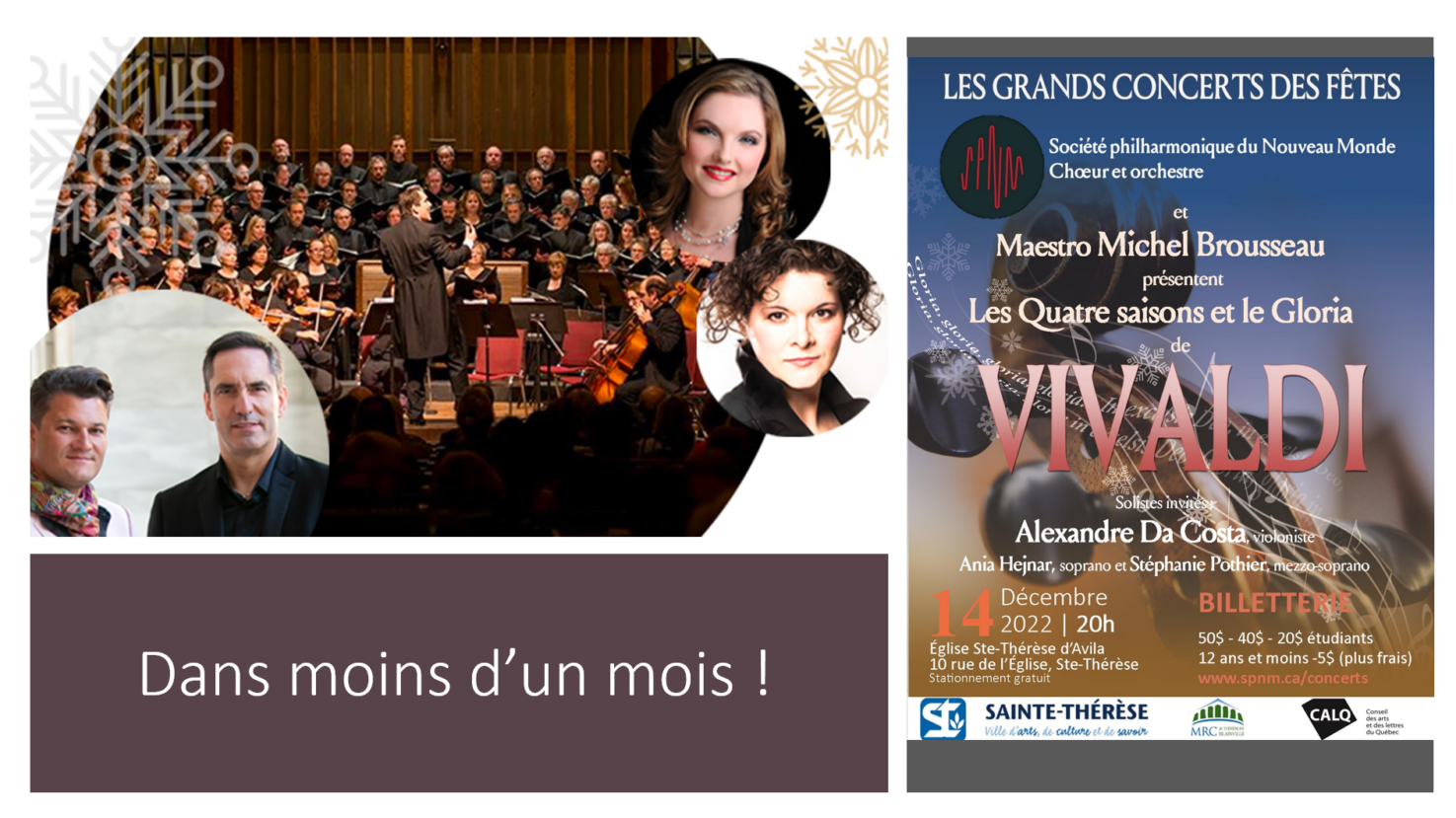 Choeur philharmonique du Nouveau-Monde/14-12-2022