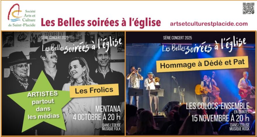 Pub Arts et Culture Saint-Placide 24-09-2025