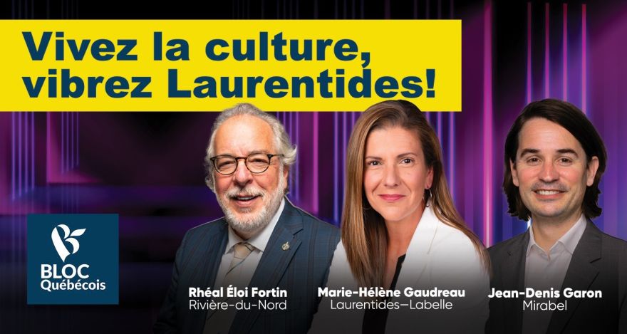 Publicité des députés du Bloc Québécois des Laurentides