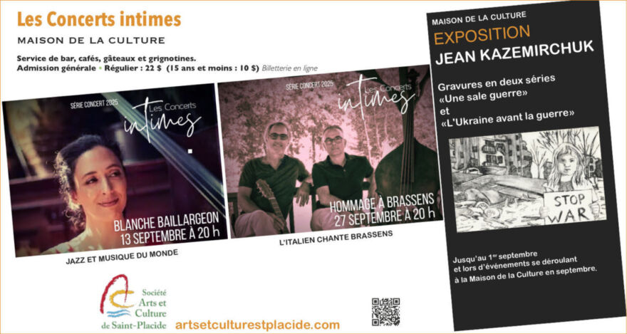 Pub Société Arts et Culture de Saint-Placide 27-08-2025