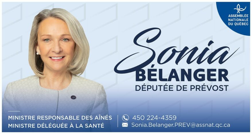 Sonia Bélanger, députée de Prévost